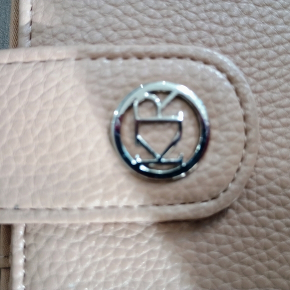 Beige Vegan Leather Wallet - Picture 2 of 7